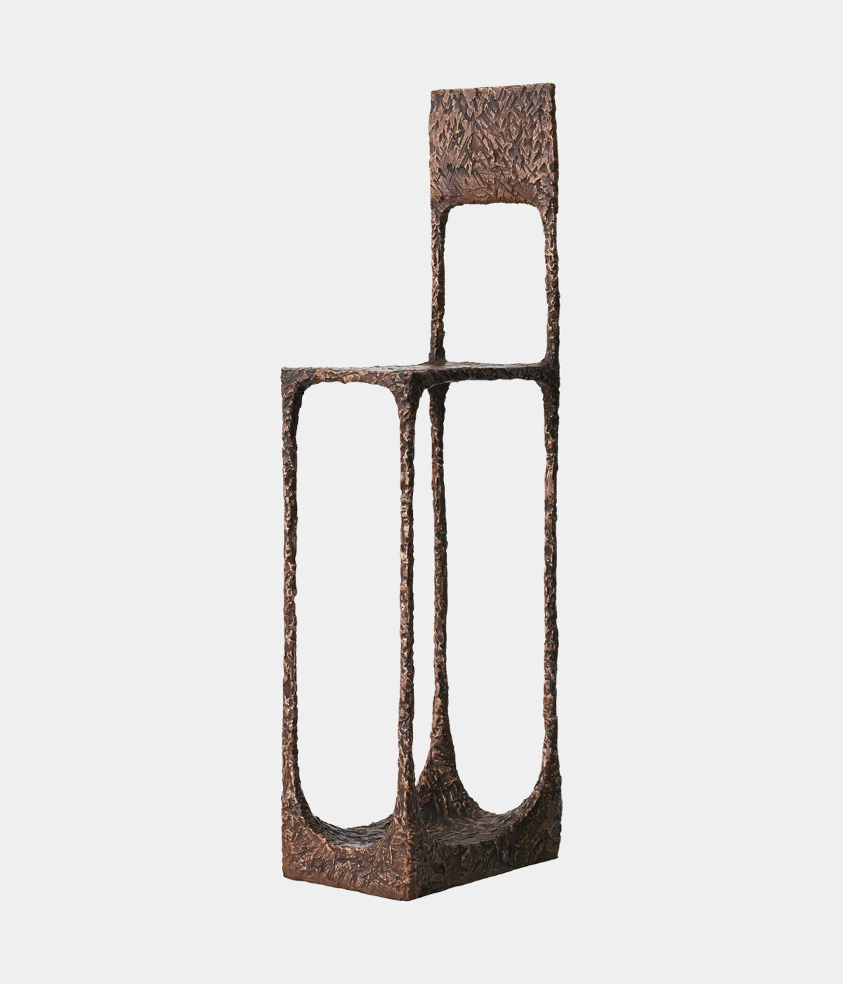 Ars Sella Chair - bronze sculpture chair by Alexander Lervik